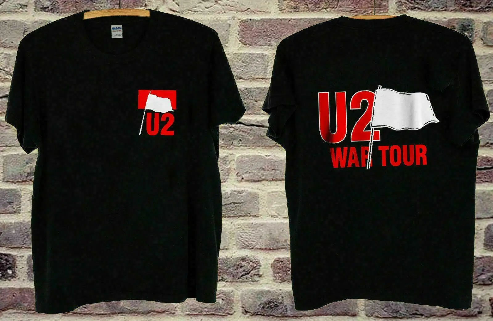 U2 War Tour Concert 1983 T Shirt USA Size S-5XL