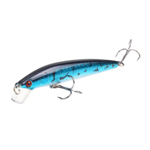 Fishing Lure 7g 10cm Trout Lure 3D Eyes Jigging Lure Swimbait Wobblers Crankbait Hard Lures Plastic Fishing Tackle New Hot Blue