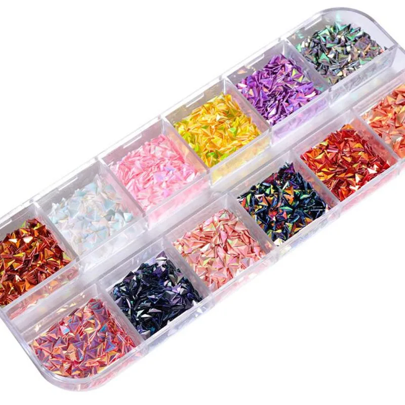 Cena Najwyższej jakości holograficzny proszek do paznokci brokat Holo błyszczące ozdoby do paznokci ozdoby Manicure lśniący chromowany Pigment cg002