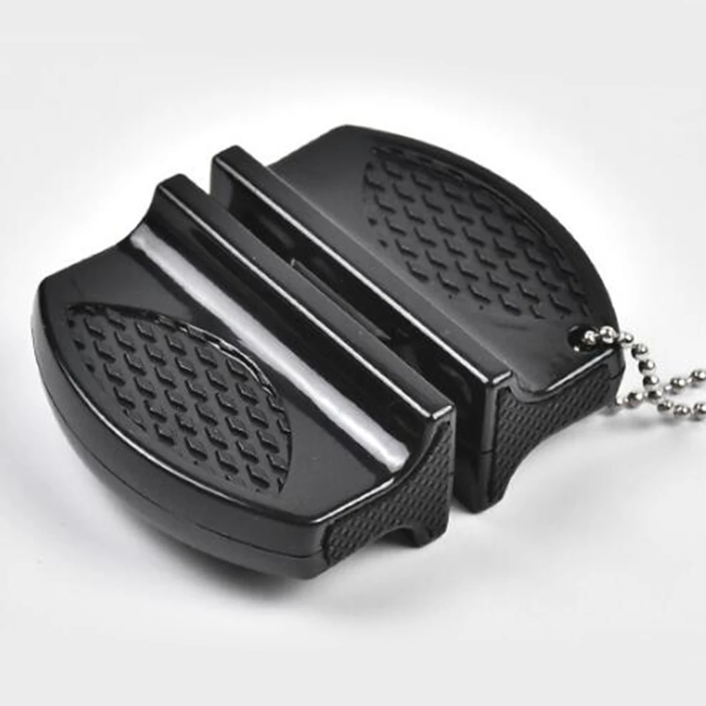 Small Knife Sharpener Kitchen Whetstone Household Tool Mini Ceramic Rod Tungsten Steel Camp Pocket Kitchen Knife Sharpener Tool