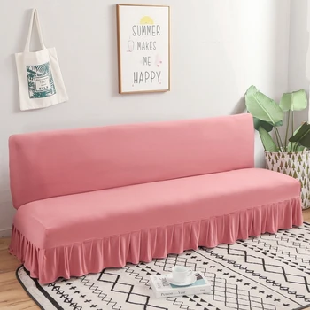 

Sofa Cover Cotton Elastic Couch Cover Without Armrest Skirt Types Anti-dirty Simple Inclusive Slipcover Sofa Modern Decoration