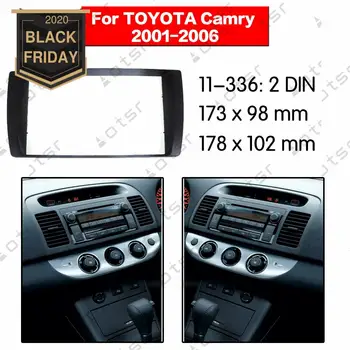 

Car Radio Fascia Stereo Panel Plate Surround For TOYOTA Camry 2001 2002 2003 2004 2005 2006 USA Dash Kit DVD Refitting Frame