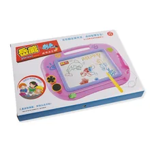 Детская нарисованная игрушка для мальчиков и девочек, доска для письма большого размера, магнитная доска для рисования, раскрашенная игрушка