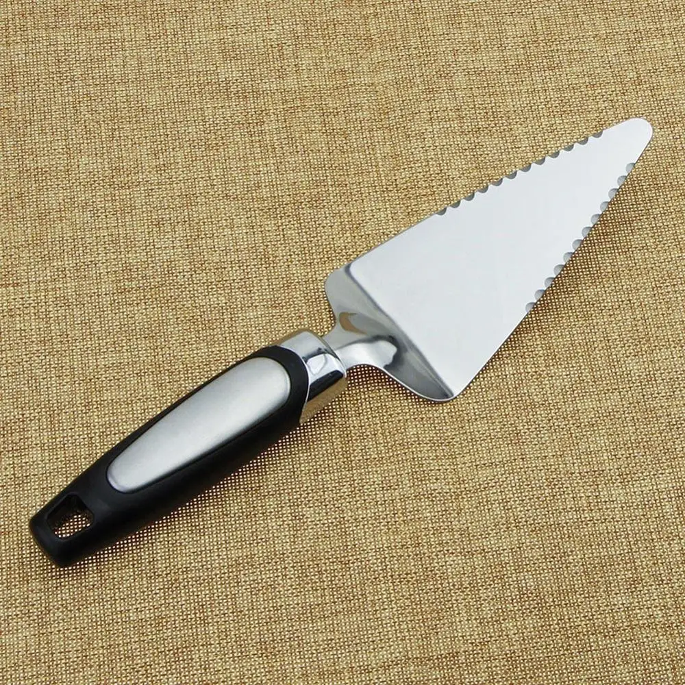 Stainless Steel Serrated Edge Cake Server Blade Cutter Pie Pizza Server Cake Cutter Shovel Kitchen Baking Pastry Spatulas