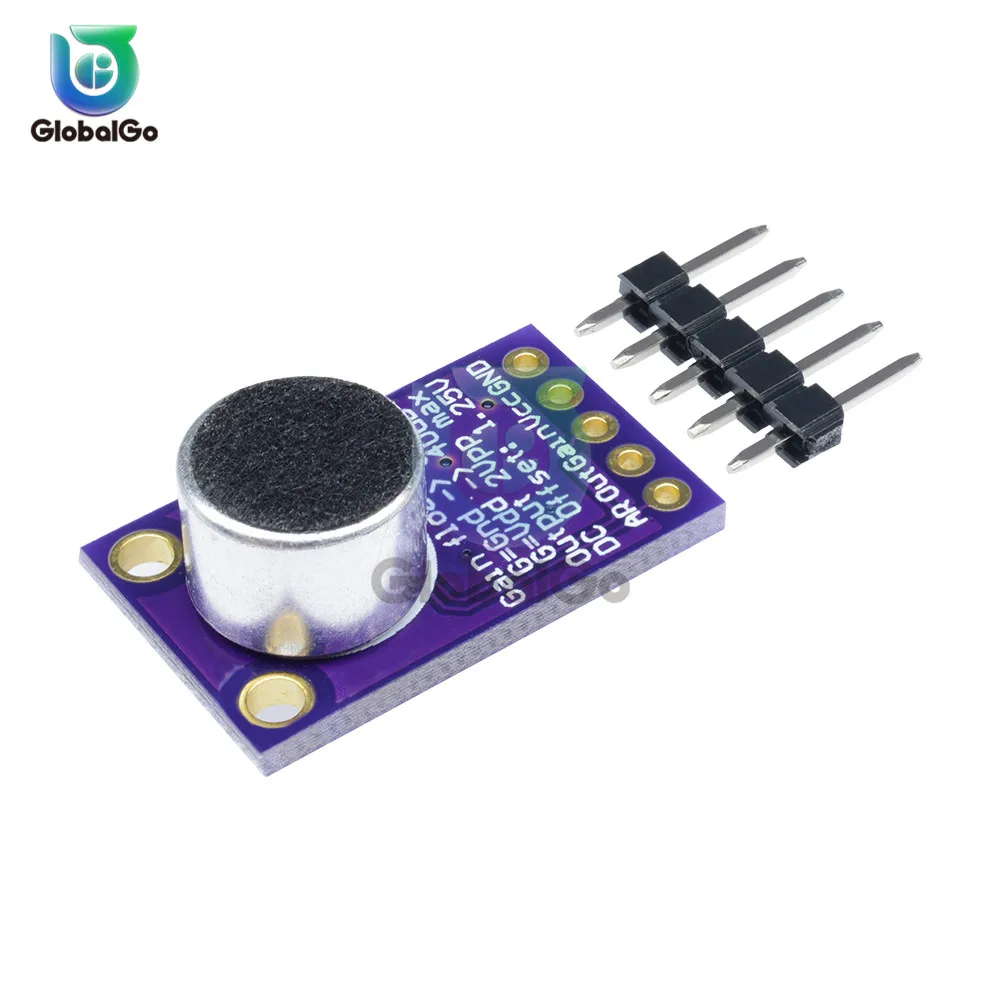 Модуль платы усилителя микрофона MAX9814 с автоматическим управлением для Arduino
