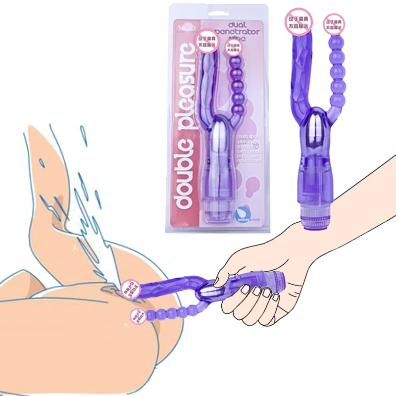 G-spot Anal Plug And Vibrator Rechargeable Dildo Double Penetration Sex Toys For Women Clit Stimulator Fidget Toy Female | Красота и