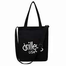 Новая стильная модная повседневная универсальная Холщовая Сумка Женская логотип настраиваемая переносная Холщовая Сумка многофункциональная Студенческая спинка