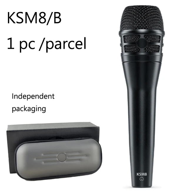 Free shipping, KSM8/N , KSM8/B wired dynamic cardioid professional vocal microphone , KSM8 wired vocal microphone 