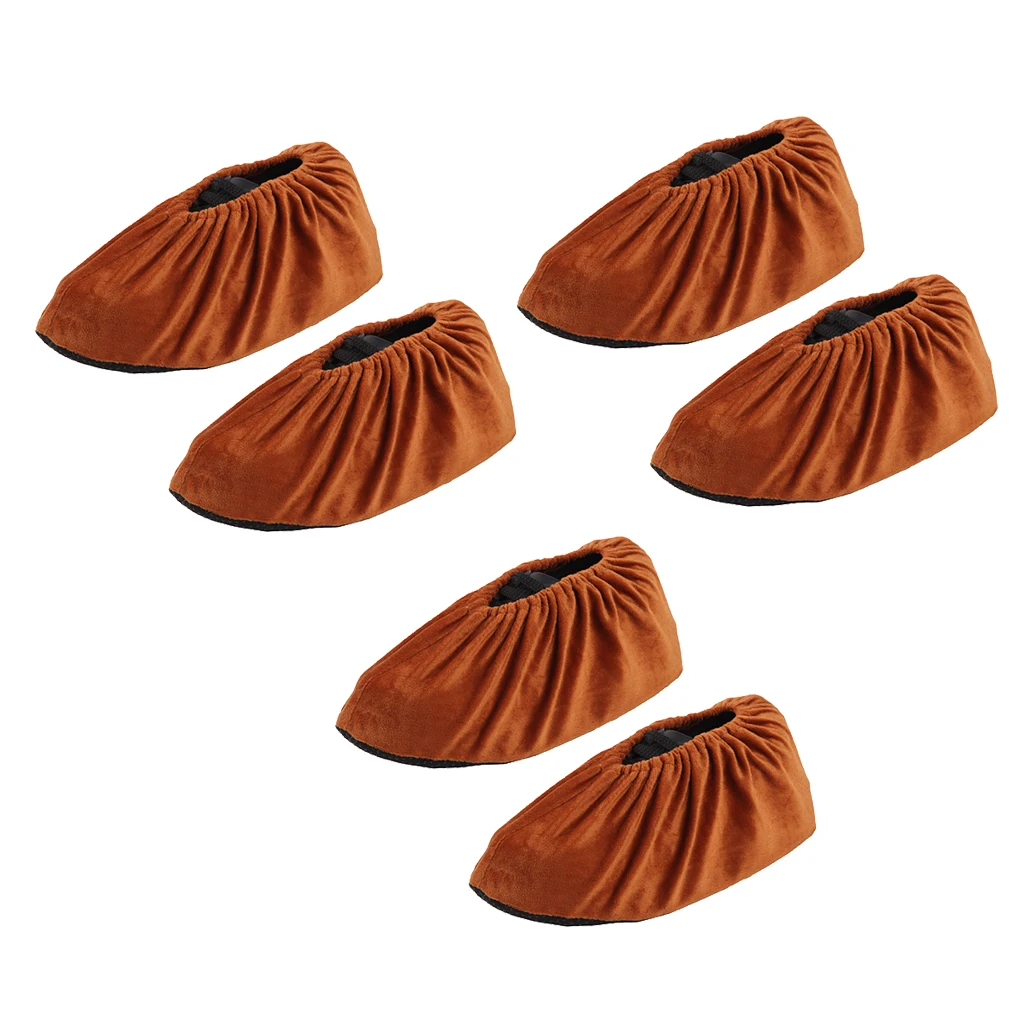 3 Pairs Non Slip Washable Reusable Shoe Covers Thickened Boot Cover Overshoes  For  Kindergarten Workshop Classroom