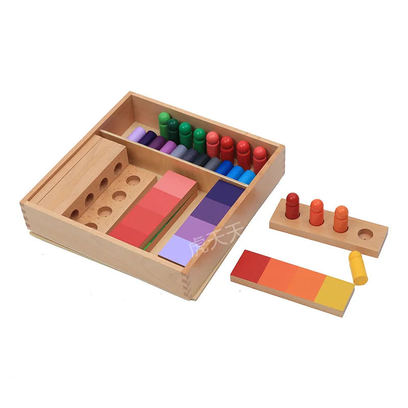 

Tiger Every Day Montessori Teaching Aids Montessori Sensory Profession International Export Building Blocks Color Villain Paired