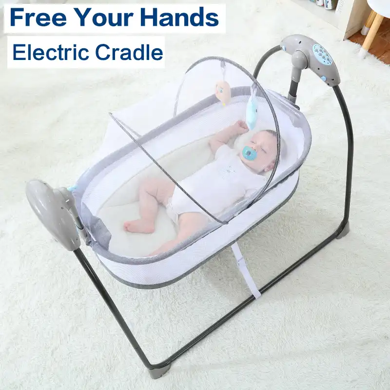 baby electric swing bed