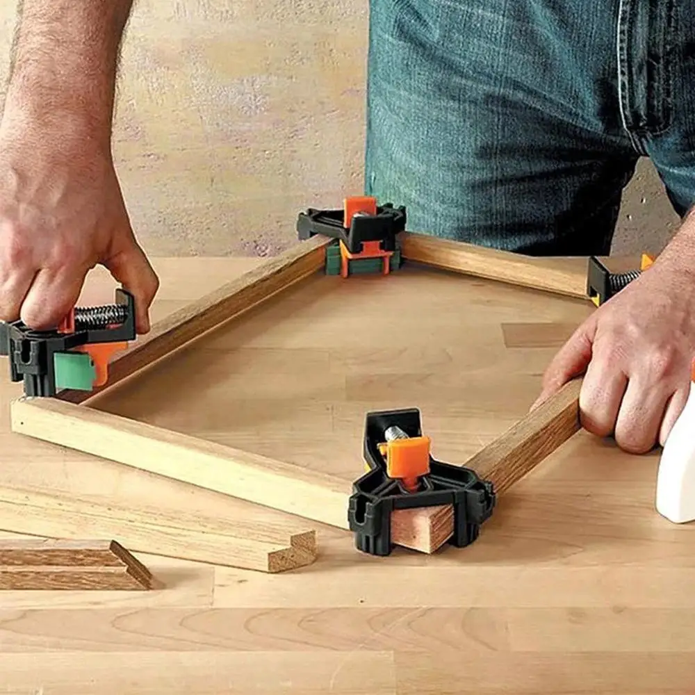 4 шт Прочный 5 22 мм правый угол зажим DIY Угловые зажимы быстрой фиксированный рыбий