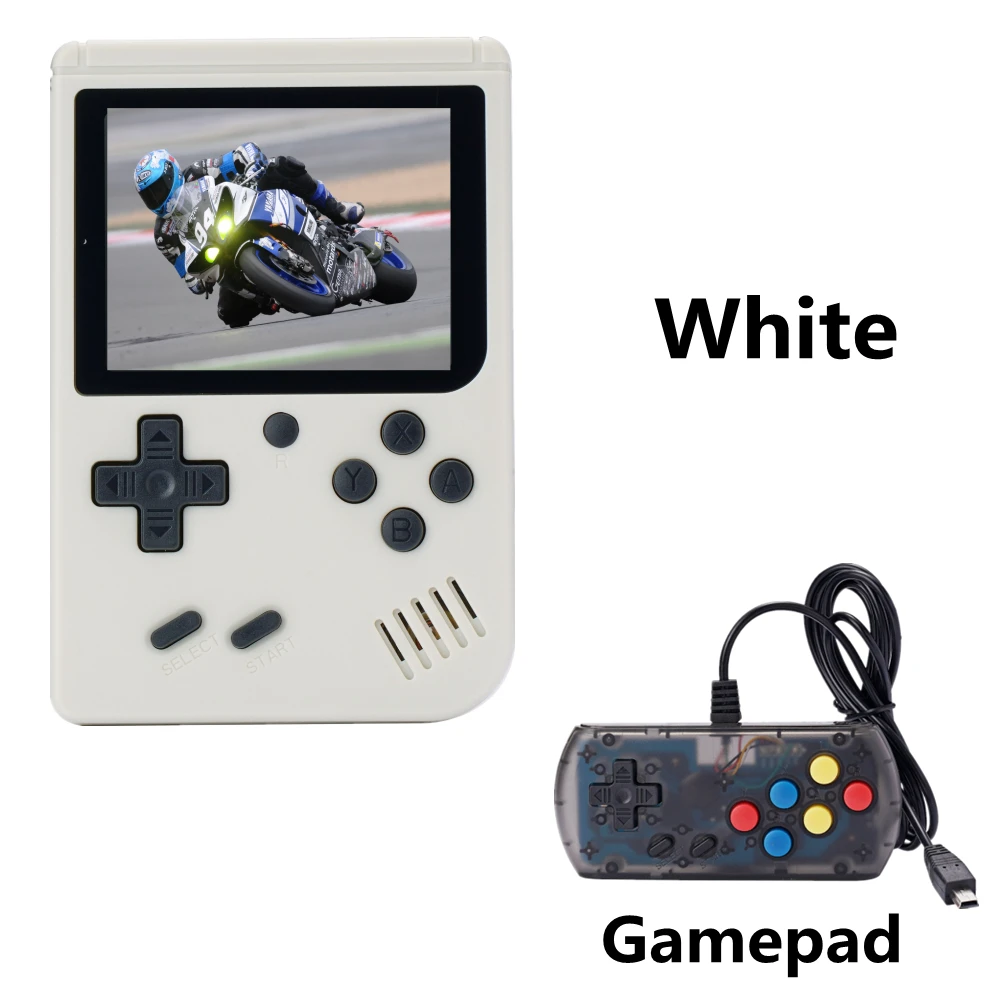 Portable Mini Handheld Video Game Console 8-Bit 3.0 Inch Color LCD Kids Color Game Player Built-in classic games 