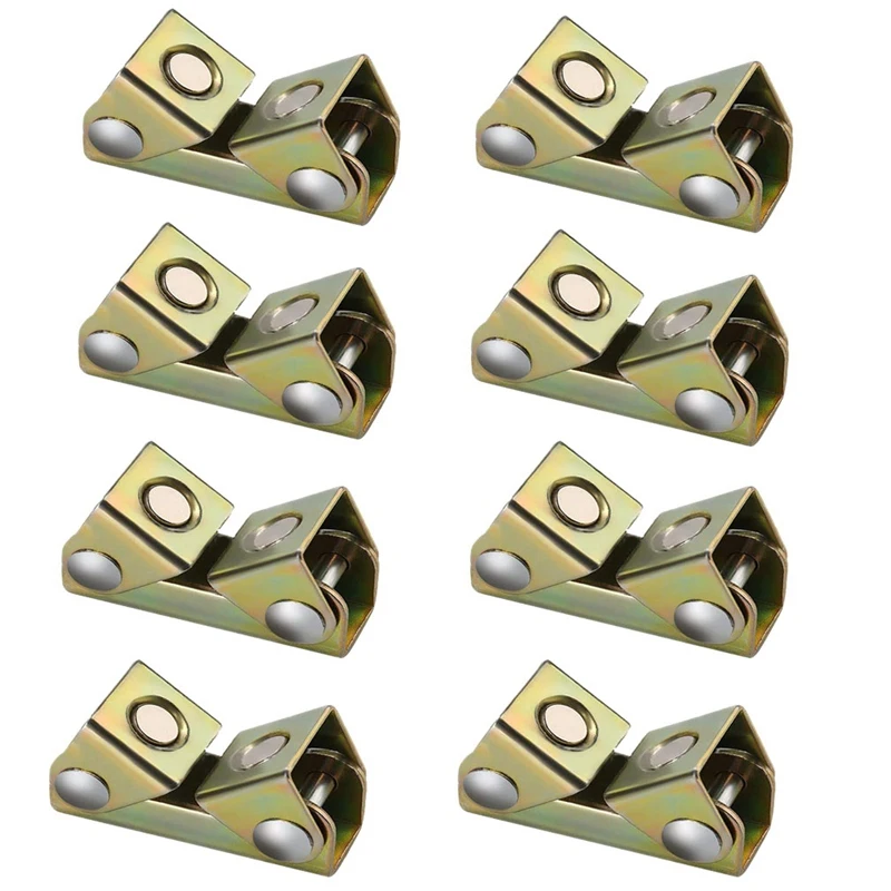 

8Pcs V Type netic Welding Clamps Holder Suspender Fixture Adjustable Pads Kit