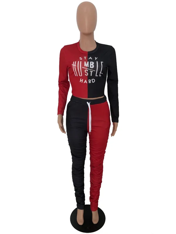 for Women Fall Clothes Patchwork Top 