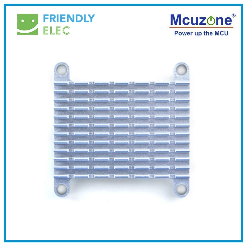 FriendlyELEC NanoPi NEO/NEO Air/NEO 2/Core/Core2/NEO Plus2 алюминиевый радиатор с термопастой и винтовым шагом 35,4*35,4