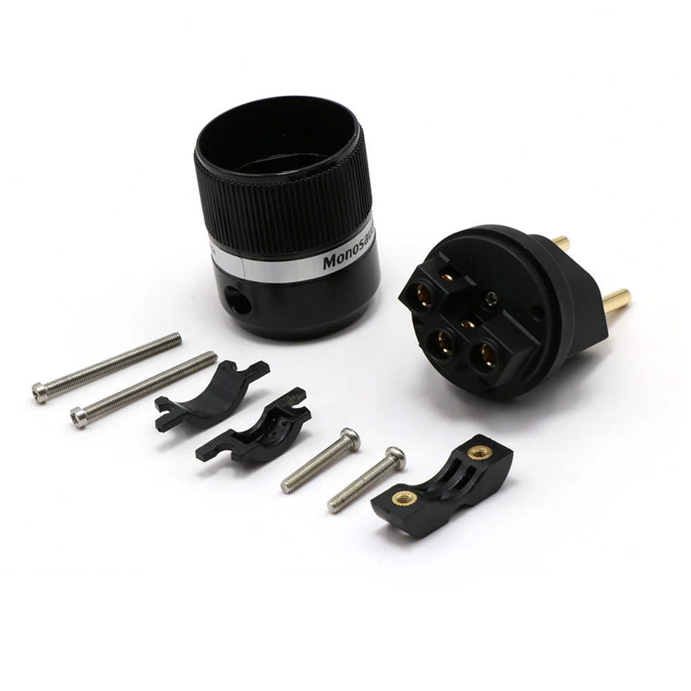 Monosaudio MS150G/F100G Швейцарский Стандарт AC Разъем питания, 10A/250V 15A/125V аудио разъем питания