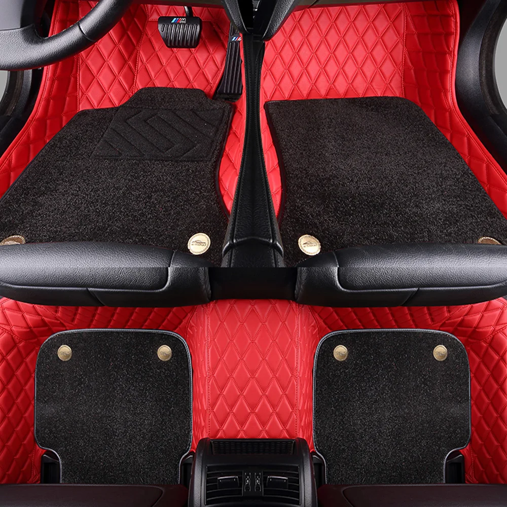 

Car floor mats for Jeep Grand Cherokee Wrangler Commander Compass 5D car-styling heavyduty carpet floor liner