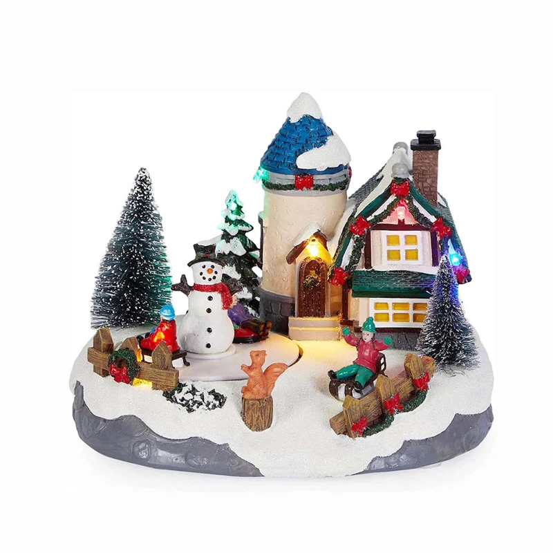 Animated Ice Skating Christmas Decorations