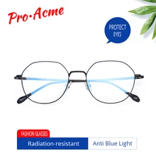 Pro Acme полигональные очки для компьютера, анти синий светильник, очки против излучения, очки gafas luz azul UV400, защита PC1338