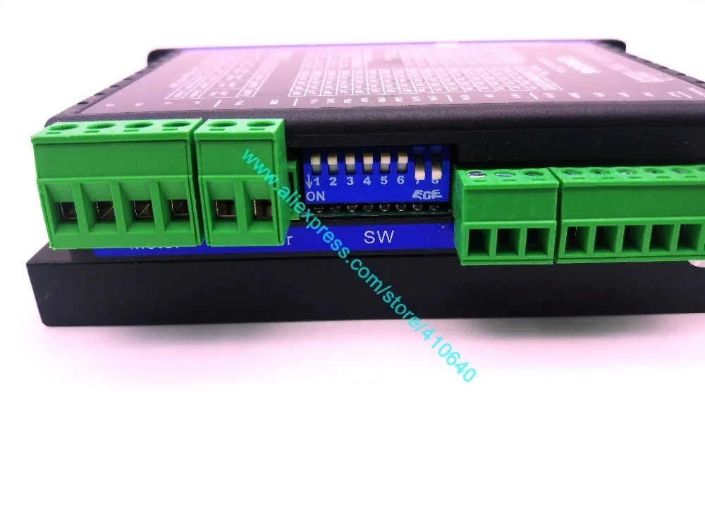 Новая версия! Подлинная Leadshine DM556 2 фазы цифровой шагового привода с Max 50 VDC Вход же розничную цену; но прочнее функция