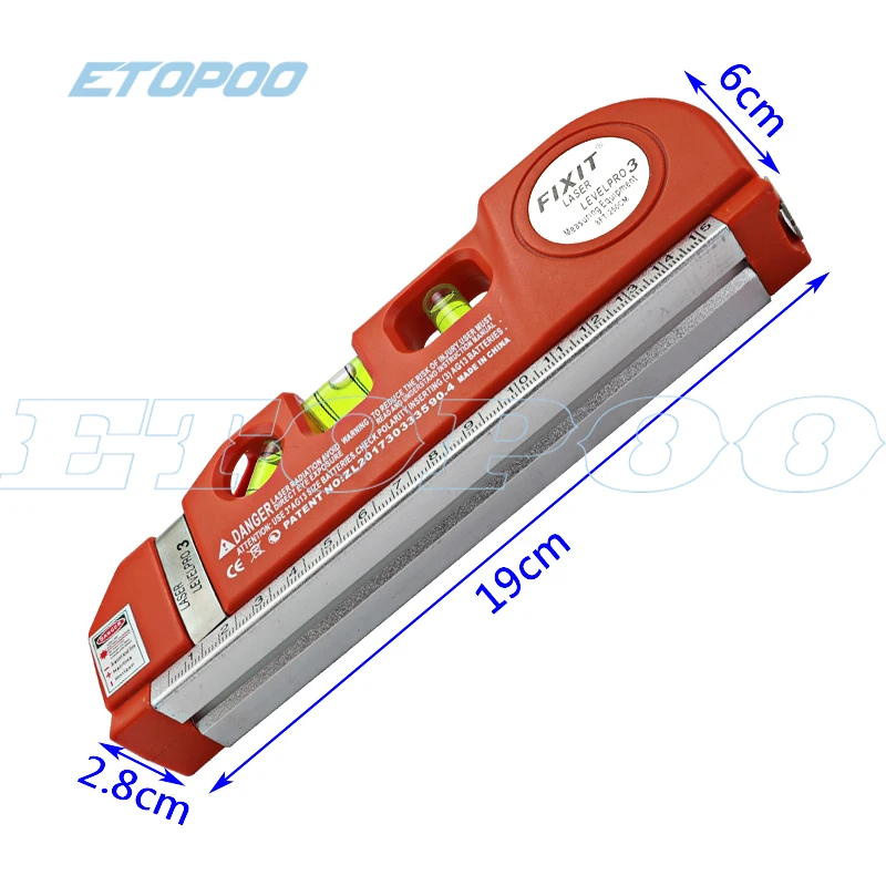 4 in 1 Accurate Multipurpose Laser Level Lever with tripod Cross Projects Horizontal Vertical Laser Light Beam Measure Tape