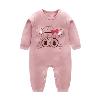 

Luna Blanco Cotton baby rompers Long Sleeve jumpsuit Autumn thanksgiving infant boy clothes newborn fall baby clothes Romper