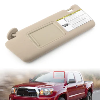 

Beige Car Sun Visor Sunshield Sunshade Front Left for Toyota Tacoma 2005 2006 2007 2008 2009 2010 2012 without Light
