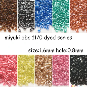 

Japanese Miyuki Dbc11/0 Section Delica Beads 1.6mm Dyed 10 Colors 5G Pack for Bracelet Making