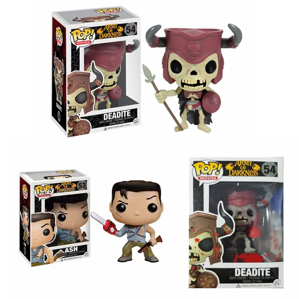 Funko pop Movies: виниловые фигурки Dead dedeite ASH Коллекционная модель игрушки для детей |