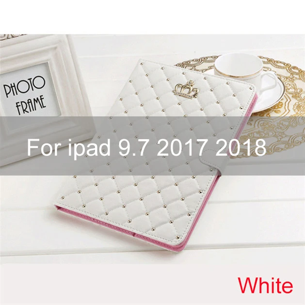 Essidi кожаный чехол для iPad 9,7 планшетный ПК Защитный чехол рукав для iPad 9,7 - Цвет: Белый