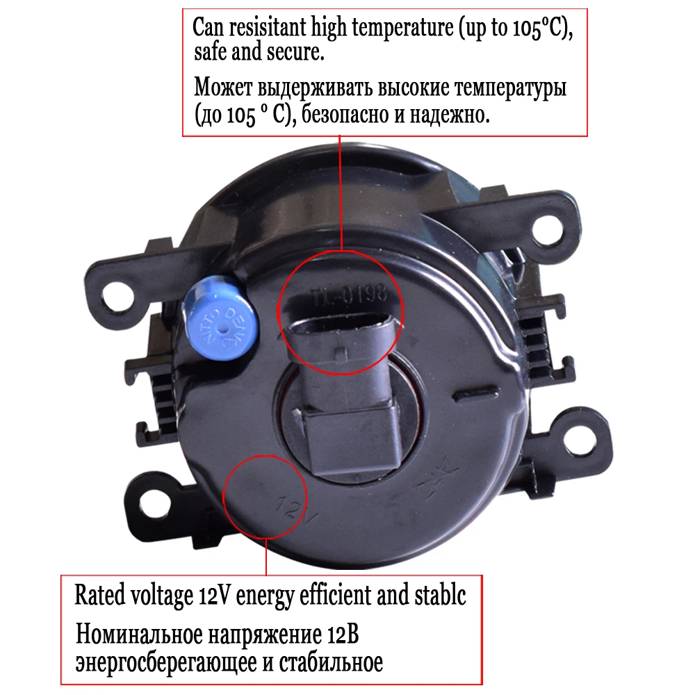 Противотуманные фары для переднего бампера Honda CR V CRV 2.4L L4 2012 2014 светодиодные