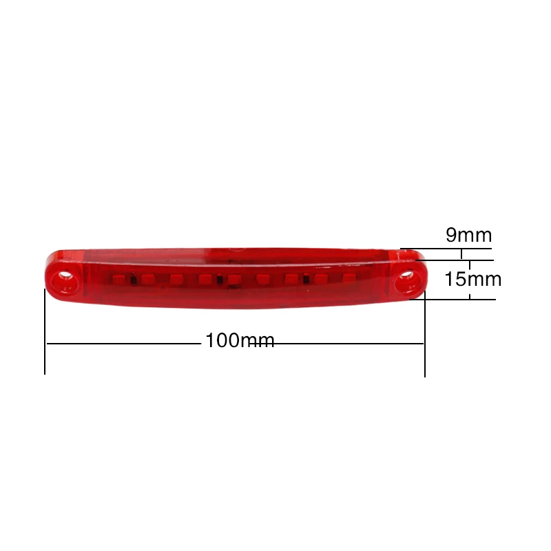 12/24V 9 SMD светодиодный красный+ белый+ желтый+ зеленый+ синий авто шины грузовик боковой габаритный фонарь СВЕТОДИОДНЫЙ трейлер светильник задняя сторона лампы