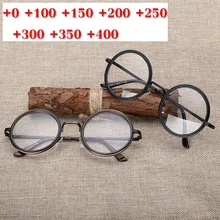 Ретро металлическая оправа, прогрессивные многофокусные круглые очки для чтения, женские и мужские очки для дальнозоркости, очки для женщин NX