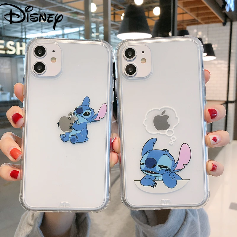 Чехол для iphone 11 se/7/8P/X/XR/XS/XSMAX/11Pro прозрачный с рисунком Диснея | Мобильные телефоны