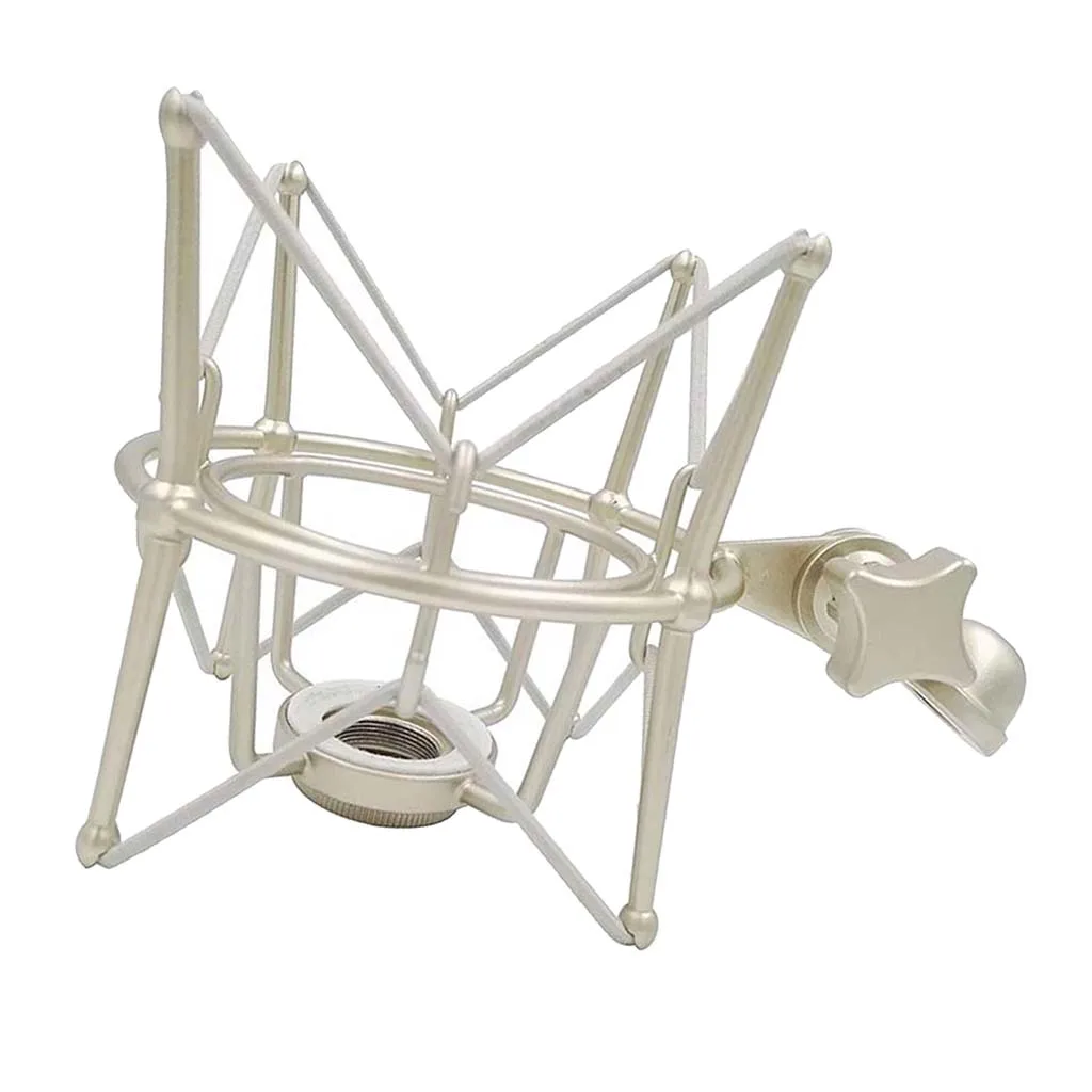 Серебряный микрофон Mic Shock Mount держатель для звукозаписи студии