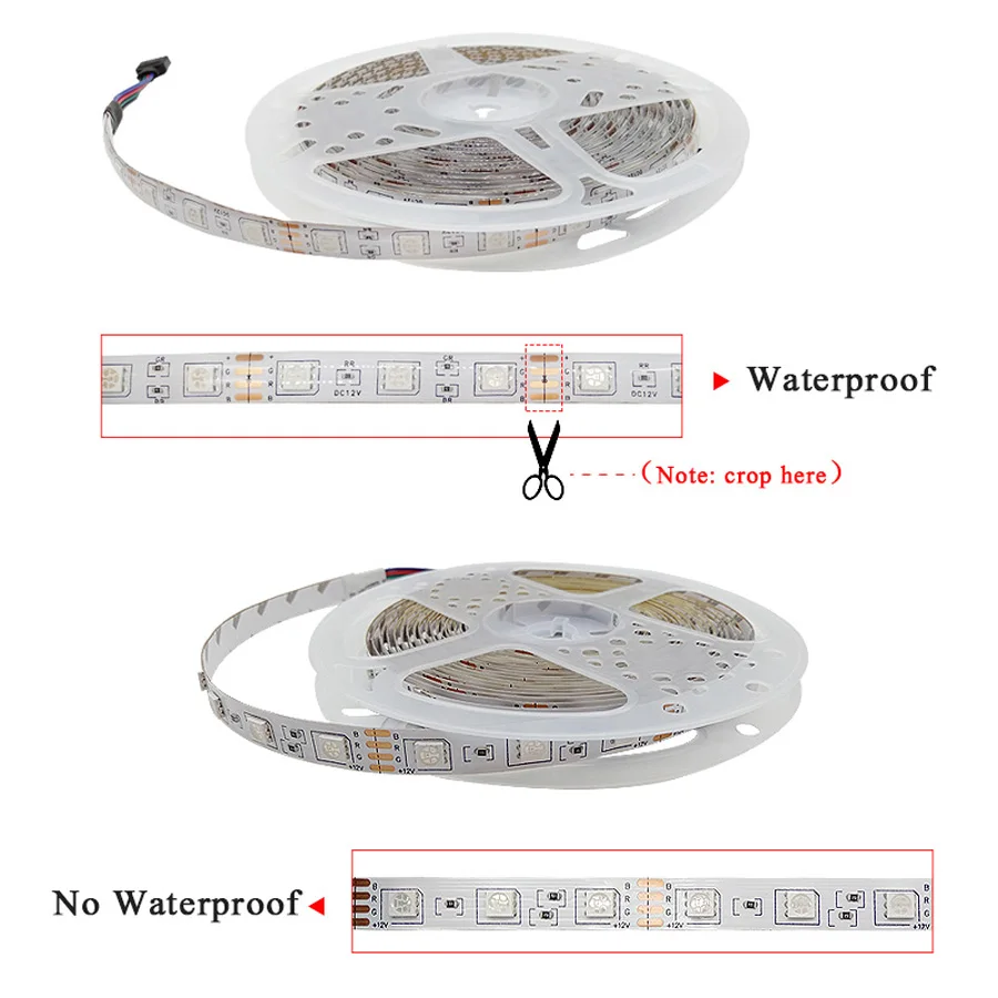 9 LED Strip 5050 DC12V 60LEDsm Flexible LED Light RGB RGBW 5050 LED Strip 300LEDs 5mlot (1)