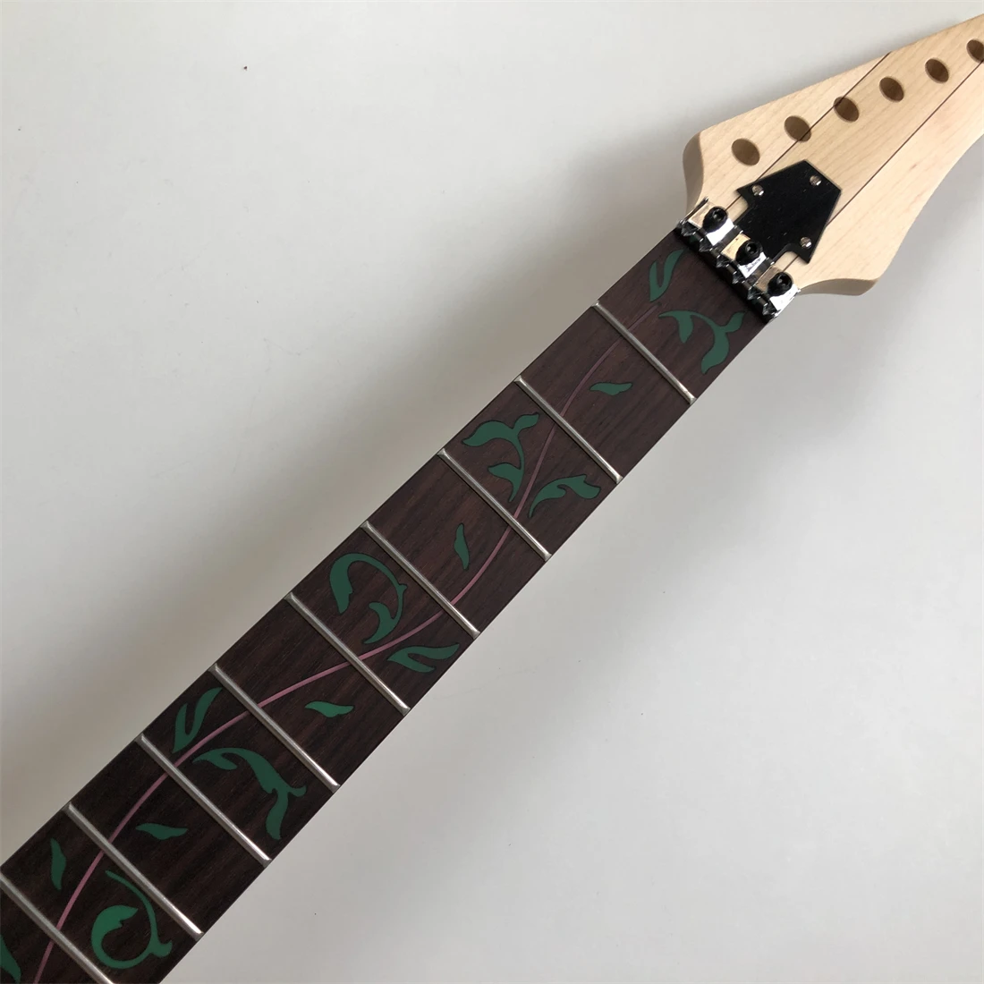 Electric Guitar Neck Replacement 24 Fret Maple Parts Rosewood Fretboard