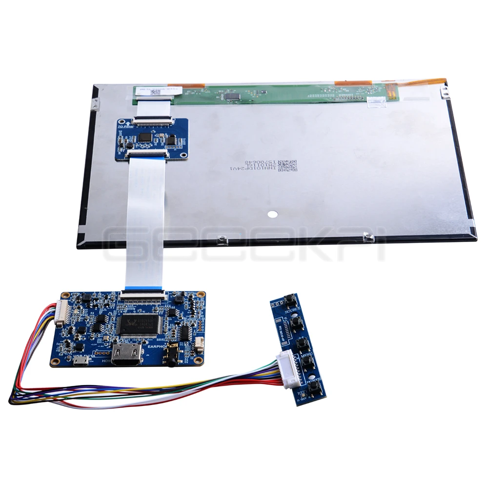 GeeekPi 10,1 дюймов 1280*800 ЖК-экран дисплей DIY комплект HDMI монитор TFT lcd 5V 1A для Raspberry Pi 4 B все модели