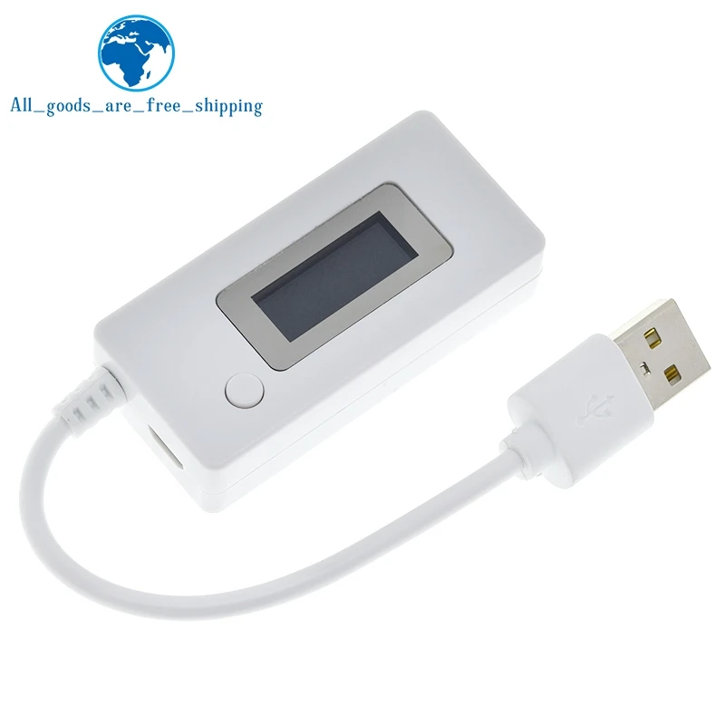 Фото Тестер заряда аккумулятора TZT с ЖК-дисплеем, Micro USB, 2 а/1 А №3