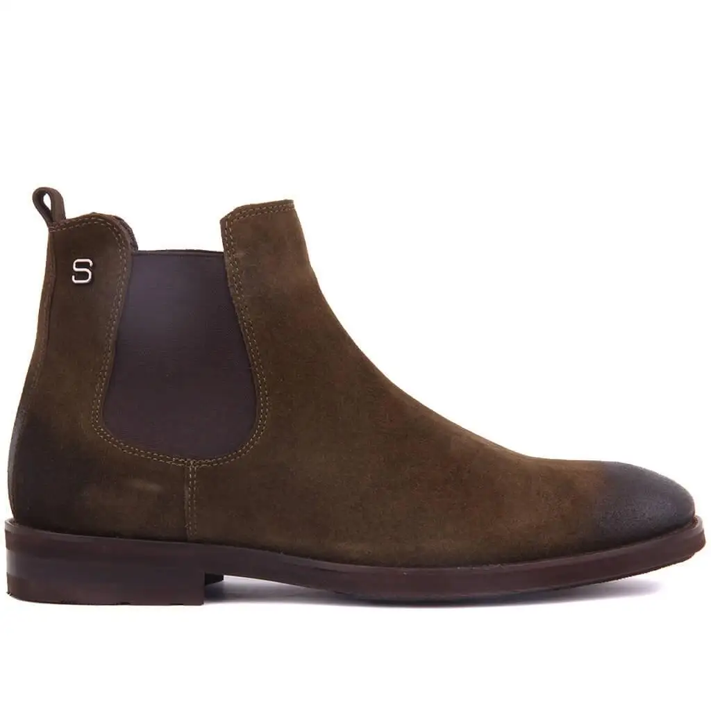 

Sail Lakers-Green Suede Eva Outsole Male Boots