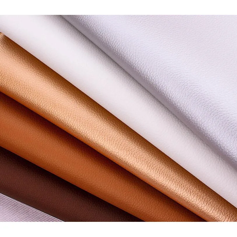 Faux Leather Fabric Litchi Grain PVC/PU Material For Handmade Purse Textile Decoration Craft | Дом и сад