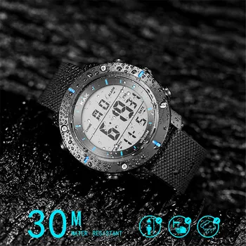 

Cool sport Watch Fashion High-End Men's 30M Waterproof Electronic Watch Series Men's Models Relgio esportivo Спортивные часы