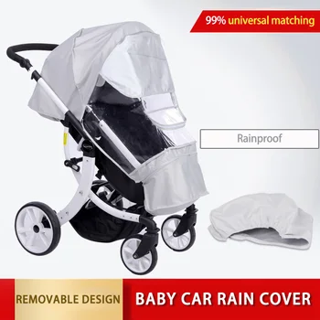 

Stroller Cover Universal Rain Cover for Baby Stroller Infant Trolley Windshield Toddler Carriage Raincoat Cover
