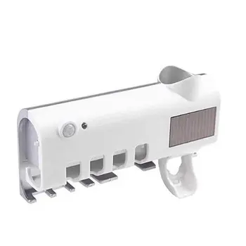

Uv Toothbrush Disinfection Stand Toothbrush Holder Toothpaste Dispenser Ultraviolet-Ray Sterilization