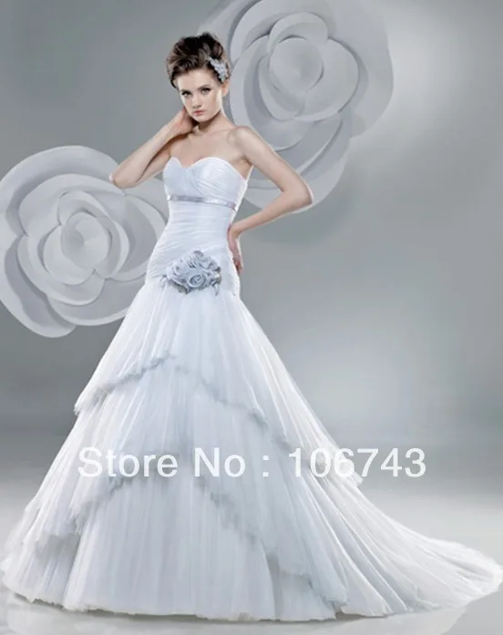 

vestido de noiva 2018 new design best Sexy brides Custom size sweetheart flowers tiered bridal gown mother of the bride dresses