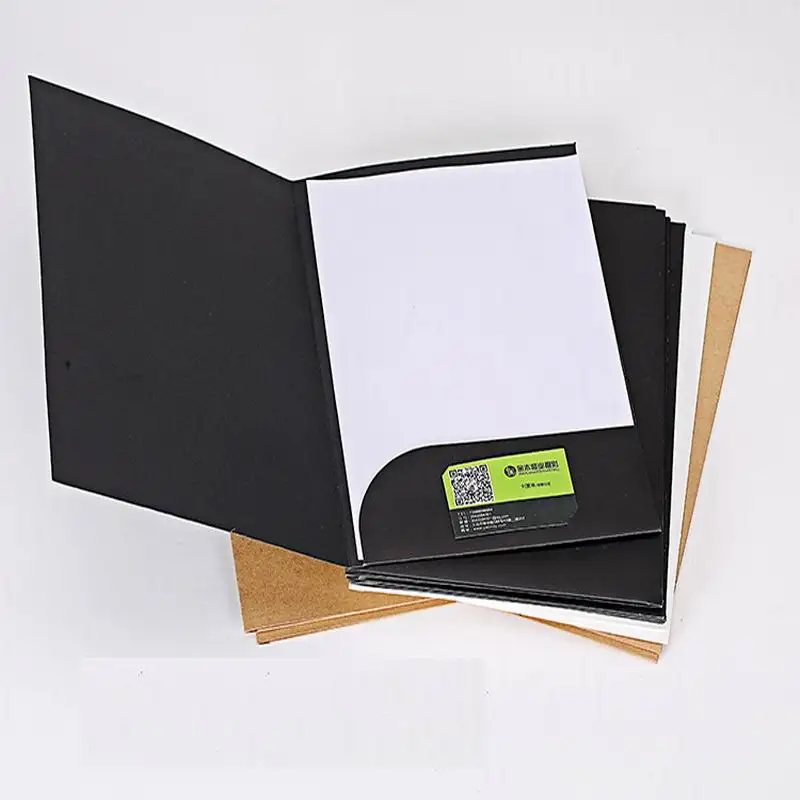 300pcs Special Kraft Folder Single A4 File Set Paper Capa-citor Presentation Contract Mix To Work In An Office
