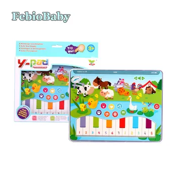 

7 Modes Baby Musical And Lights Piano Keyboard Toys Educational Songs Children Play Fun Farm Learning Pad Animal Voice Toys Gift