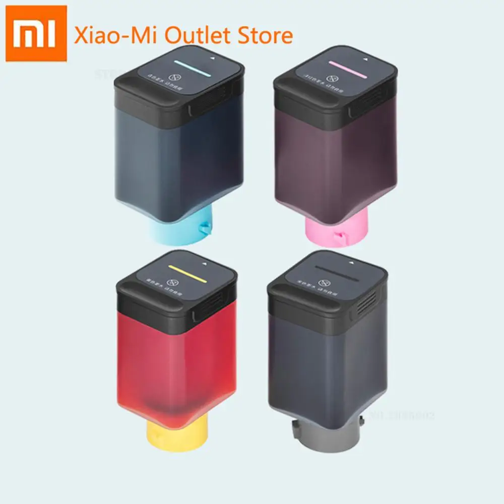 Чернила для струйного принтера Xiaomi Youpin Mijia, четыре цвета, не дорогие, одношаговая установка, легко подключается, безопасный EP