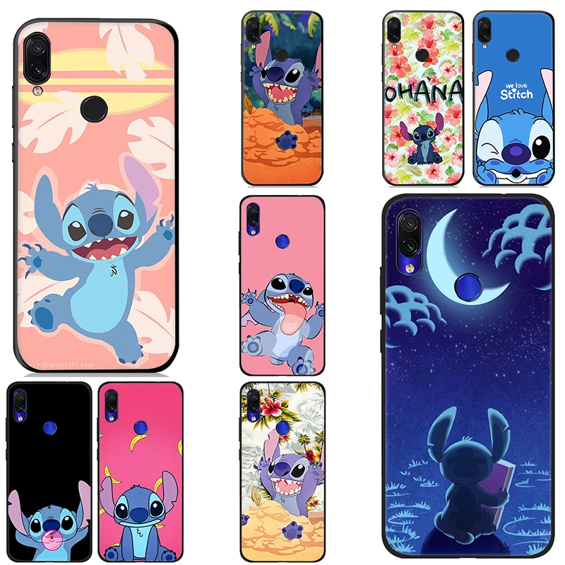IYICAO Lilo Stitch Anime Soft Case for Xiaomi Redmi Note 8 7 6 5 Pro 5A 4X Silicone TPU |
